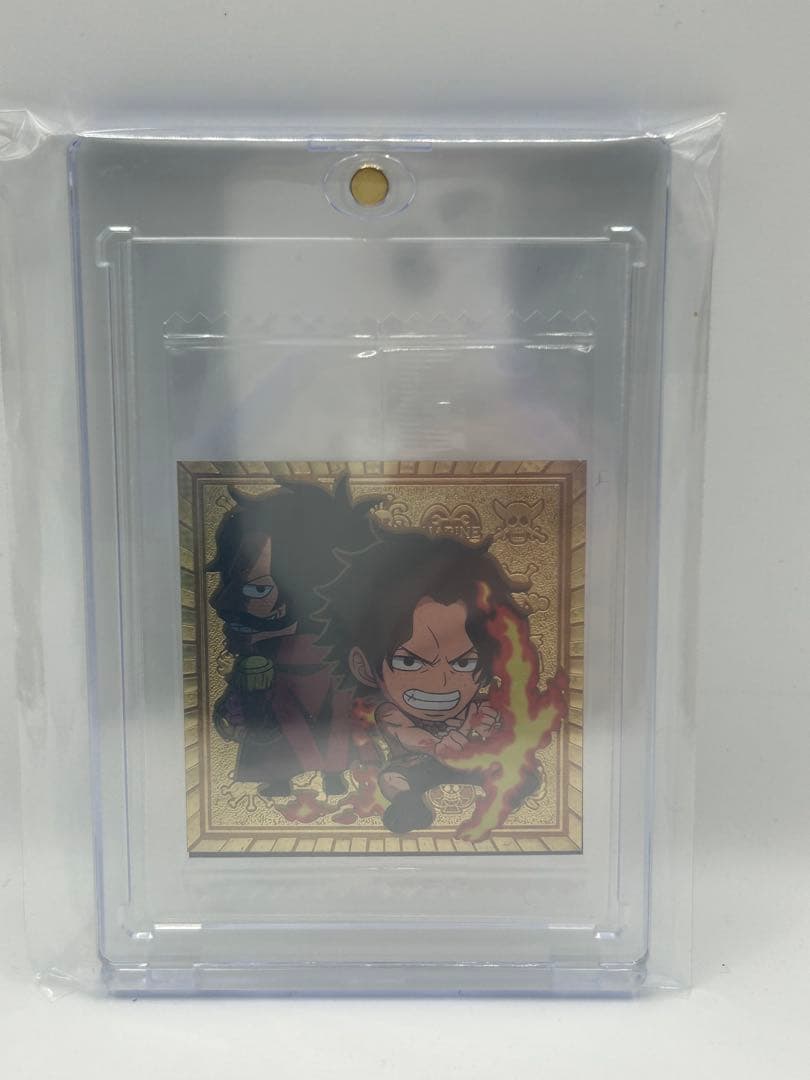 【希少】両面エース ワンピースウエハースLog12ゴールドパラレル 両面パラレル