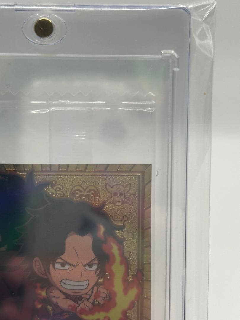 【希少】両面エース ワンピースウエハースLog12ゴールドパラレル 両面パラレル