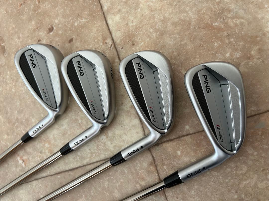 new PING i240 TOUR 2.0 CHROME I 黒 4本