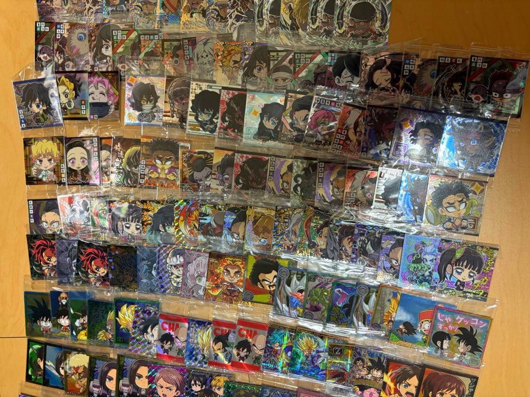 ウエハースシール大量まとめ売りバラ売り不可 ワンピースヒロアカ鬼滅の刃進撃の巨人