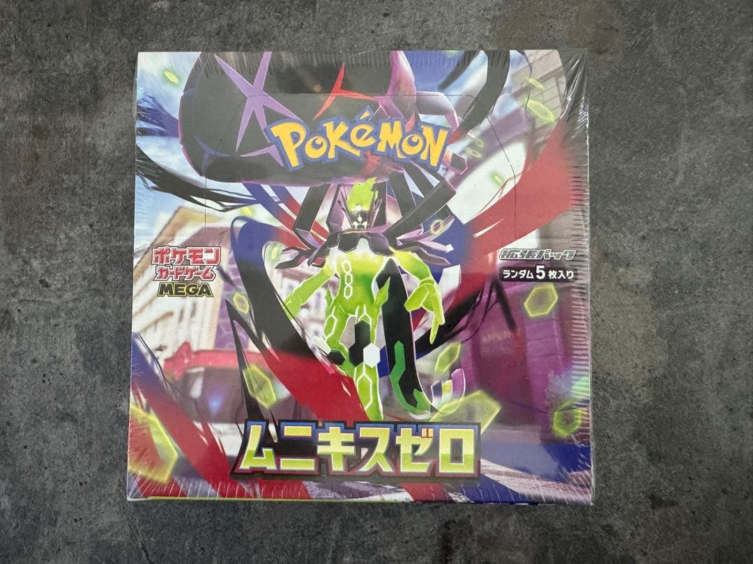 【未開封・シュリンク付き】ポケモンカードゲーム ムニキスゼロ BOX