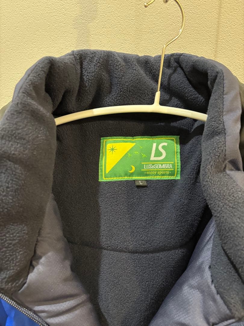 LUZeSOMBRA フード付きダウンジャケット ネイビー/ブルー