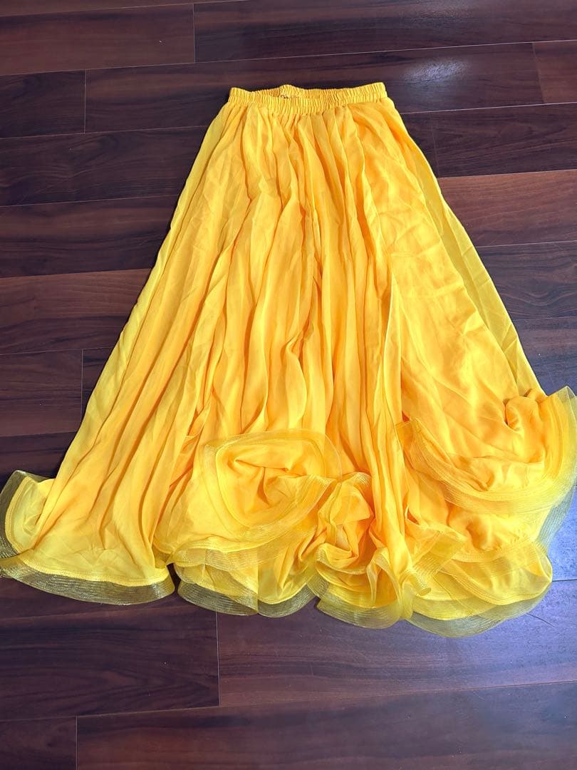 ベリーダンス　衣装　Amr Naser エジプト製　ゴールド　黄色