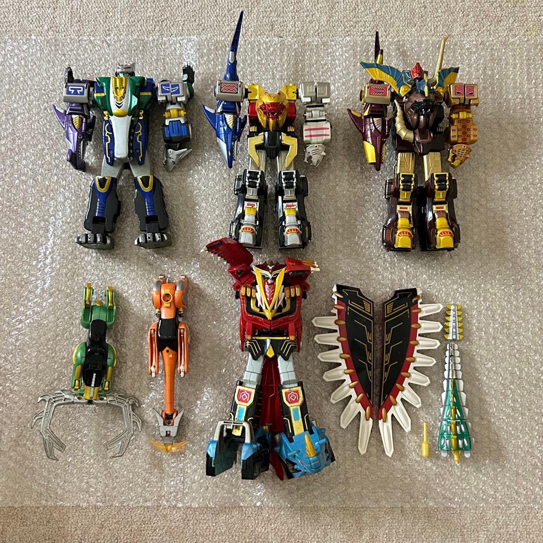 百獣戦隊ガオレンジャー ガオイカロス ガオハンター ガオキング ガオゴッド 4体