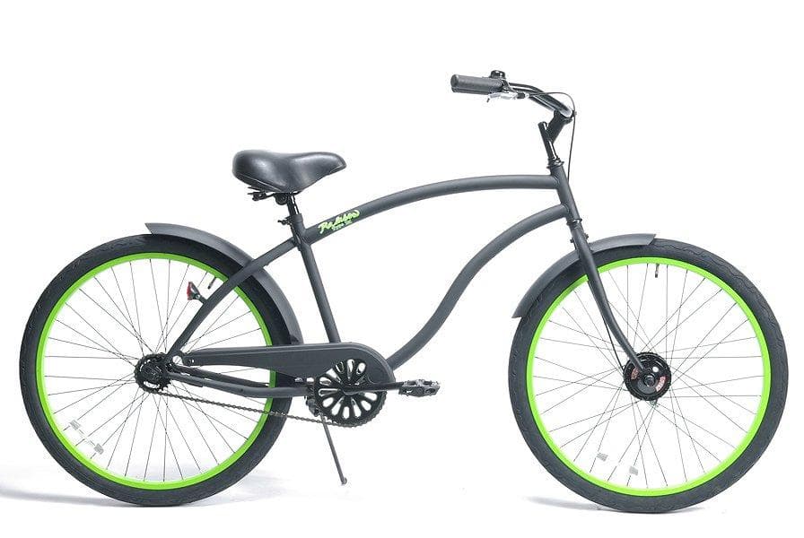 レインボービーチクルーザー TypeX 26インチ マットブラック x グリーン