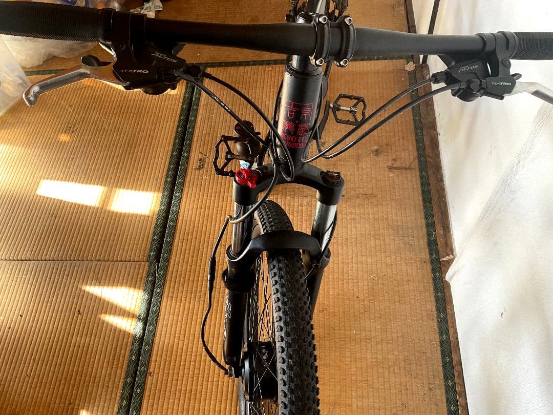 27.5MTB 京都吉龍　電動アシスト自転車　シマノ製27段変速機（３ｘ９）