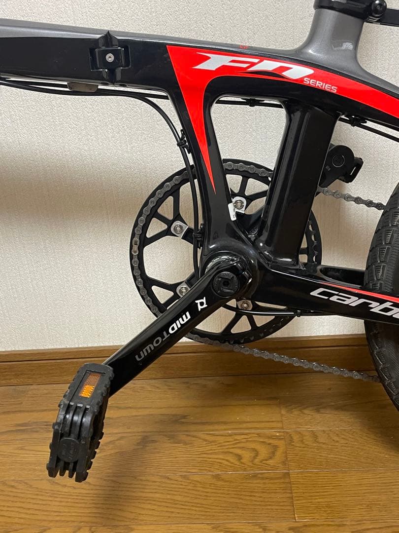 折りたたみカーボン製自転車 SAVA Z1 油圧ディスクブレーキ 写真変更有り
