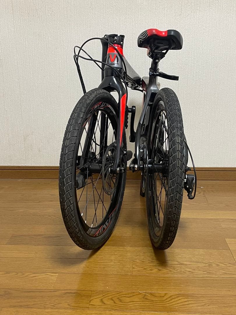 折りたたみカーボン製自転車 SAVA Z1 油圧ディスクブレーキ 写真変更有り