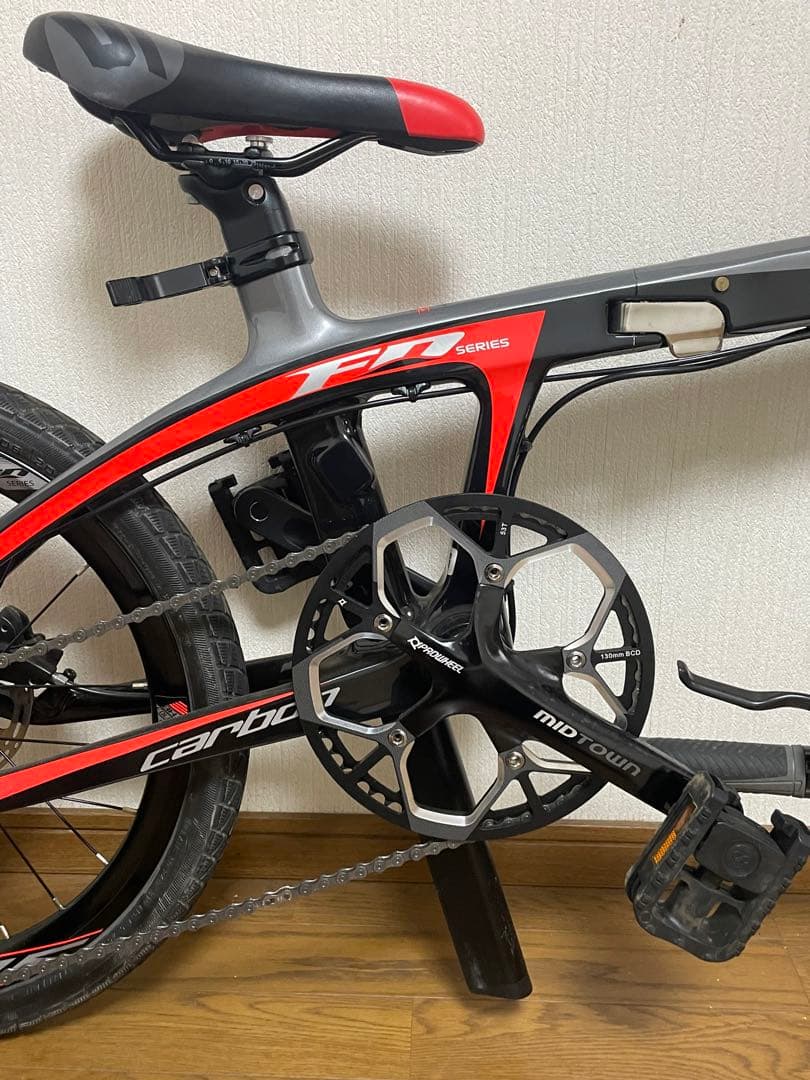 折りたたみカーボン製自転車 SAVA Z1 油圧ディスクブレーキ 写真変更有り