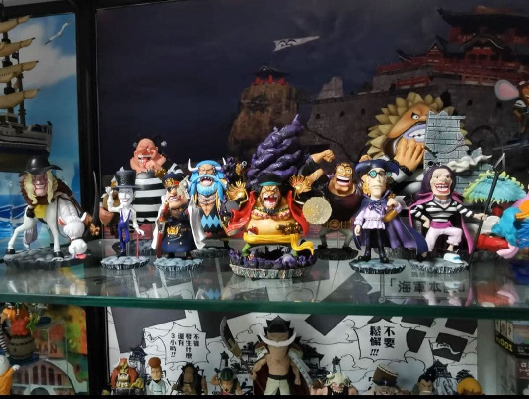 ONE PIECE 黒ひげ海賊団 10点 ガレージキット ガレキ スタチュー②