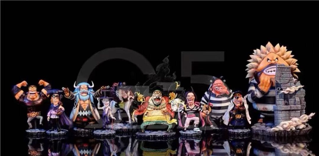 ONE PIECE 黒ひげ海賊団 10点 ガレージキット ガレキ スタチュー②