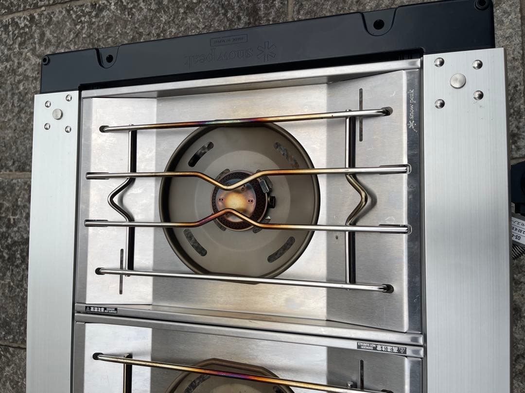 スノーピークigt4ユニット大型 アウトドアテーブル 2バーナー付き