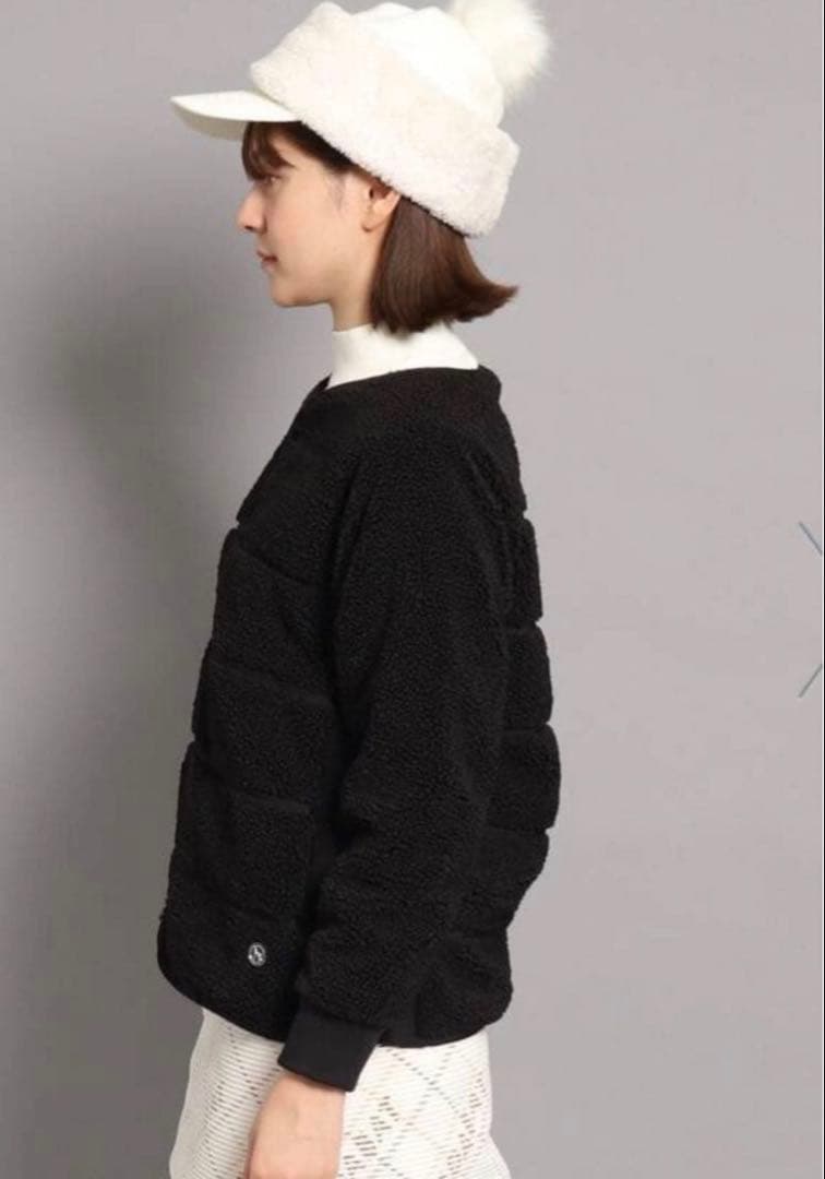 クリーニング済 アダバット　ボアジャケット　ブルゾン　ゴルフウェア　レディース