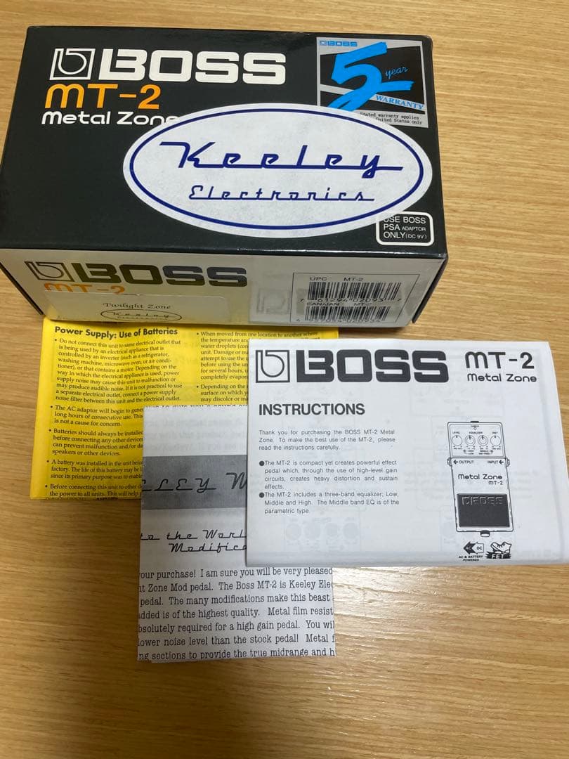 Keeley BOSS MT-2 MOD エフェクター　l zone