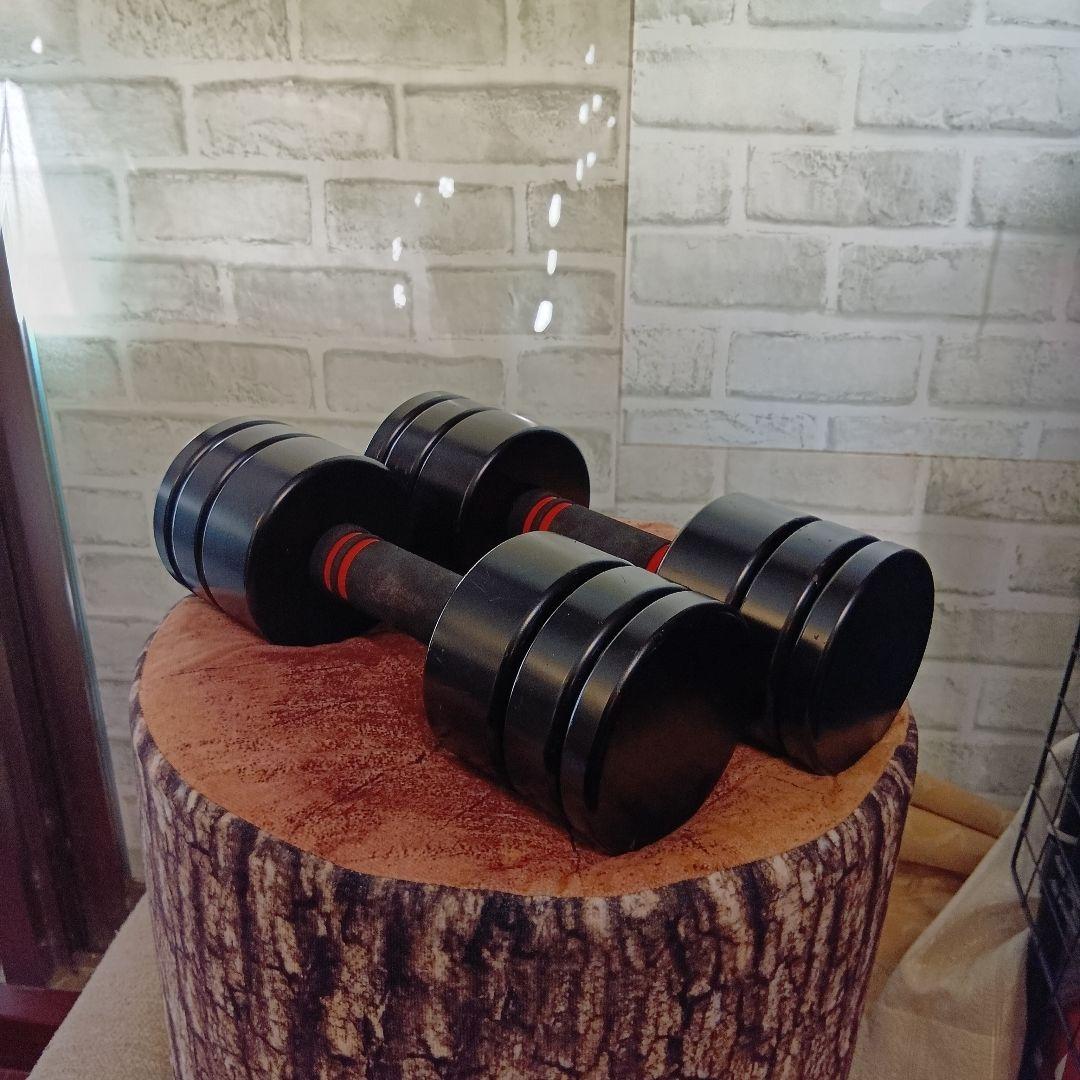 Northdeer 可変式ダンベル ブラック 10kg×2 セット