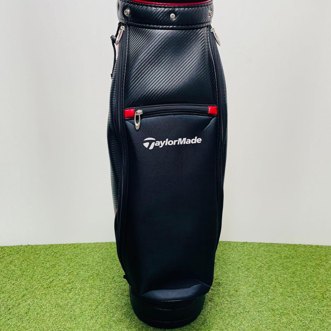 テーラーメイド キャディバッグ ゴルフ 黒 赤 ブラック メンズ