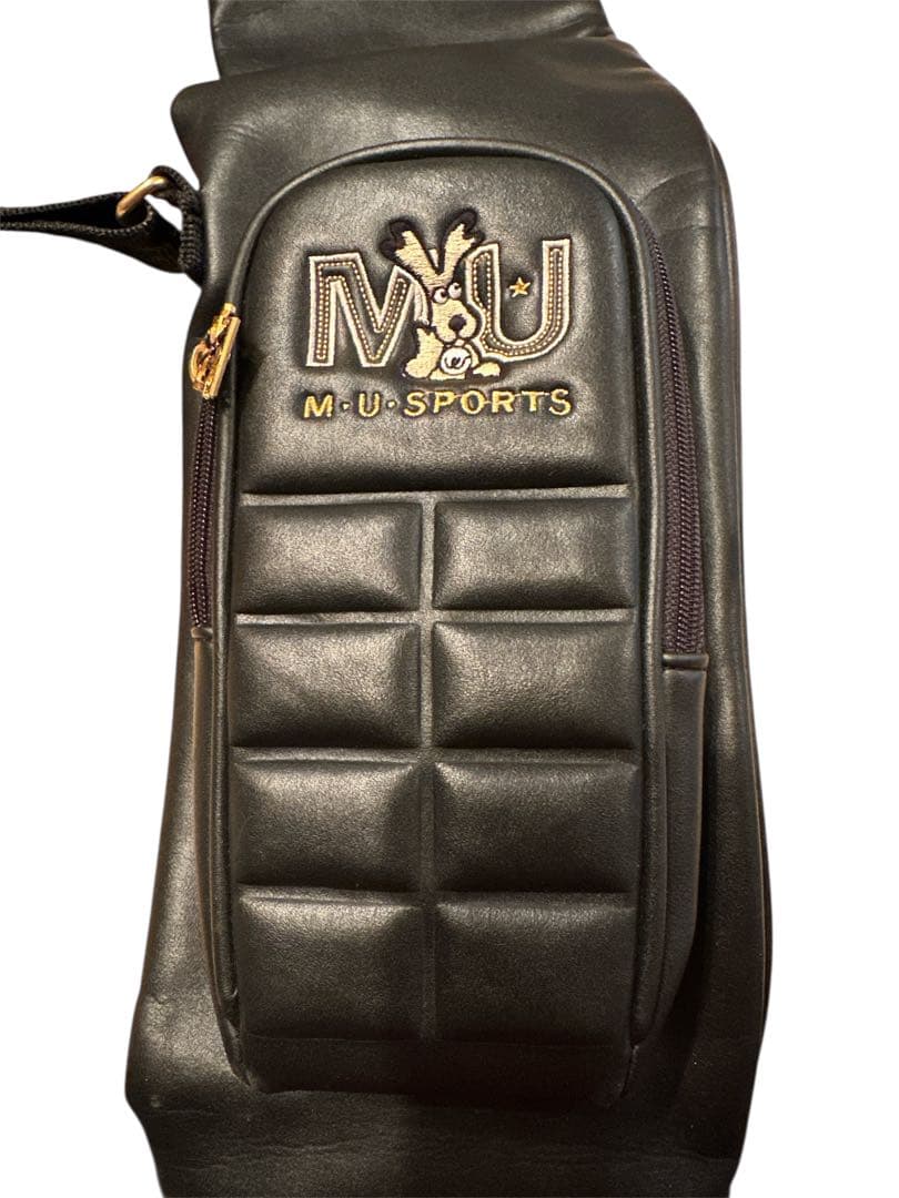 MJU SPORTS ゴルフキャディバッグ ブラック