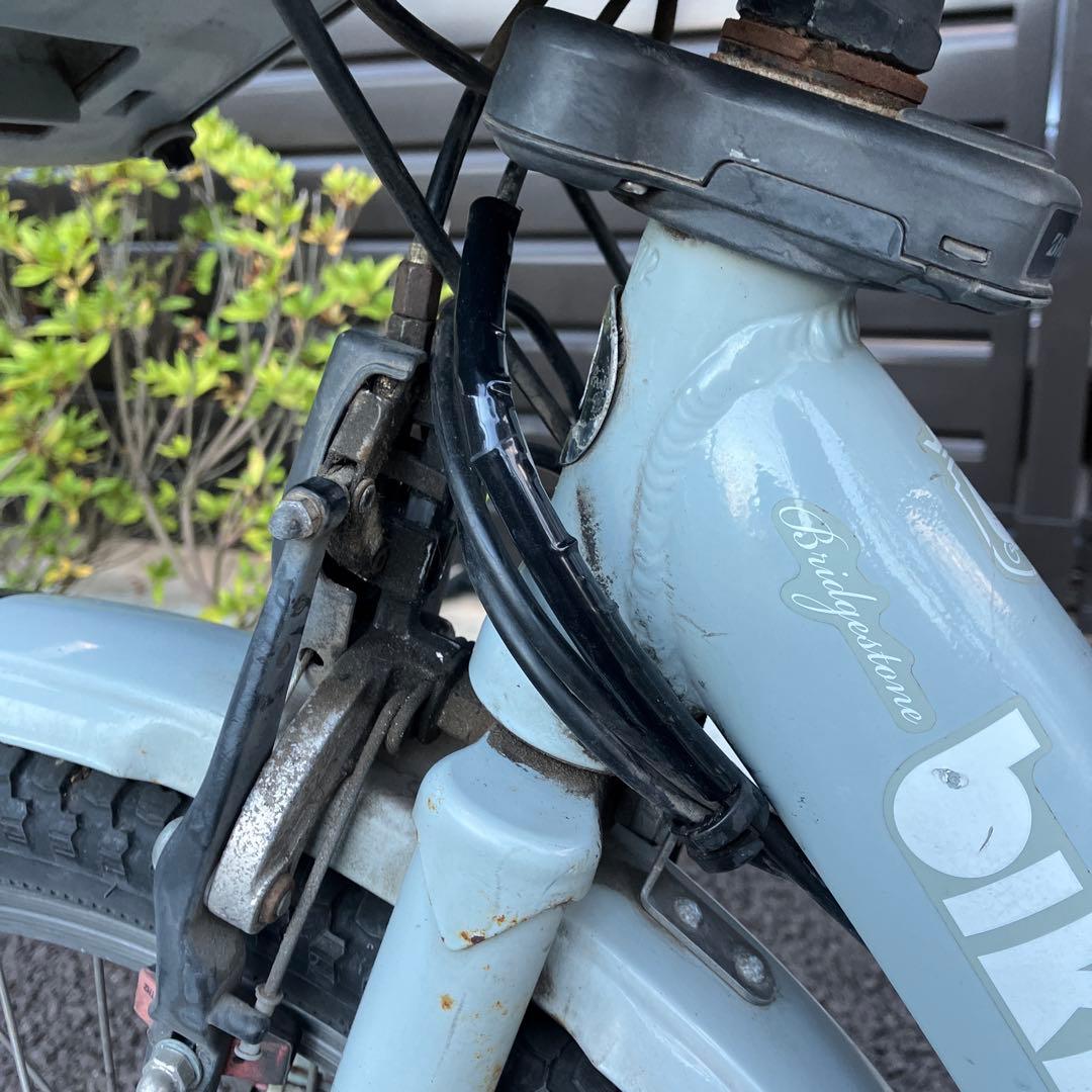 電動アシスト自転車 前後チャイルドシート bikke POLAR eライトブルー