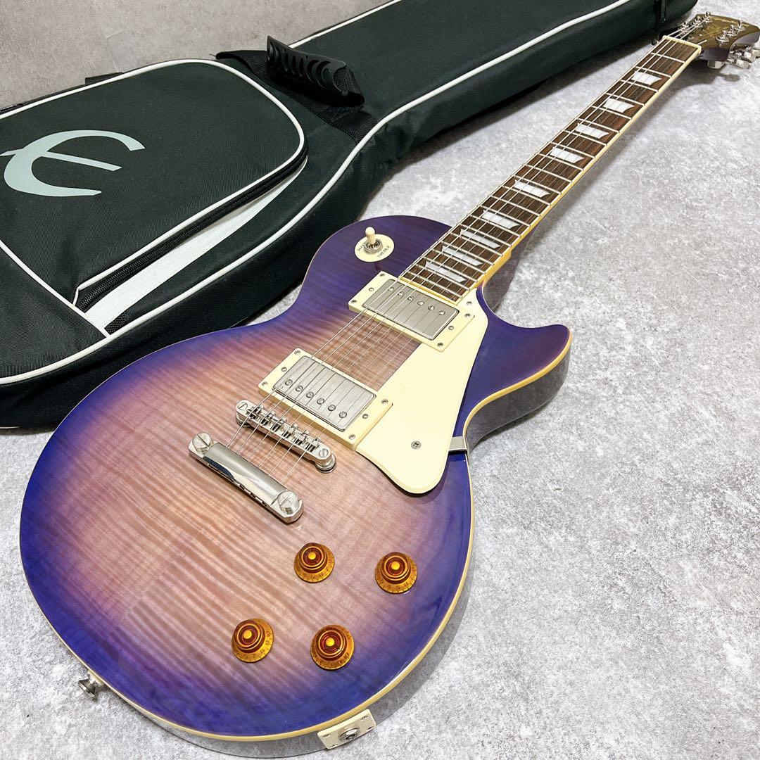 Epiphone エピフォン レスポール スタンダード ギブソン 青紫 ギター