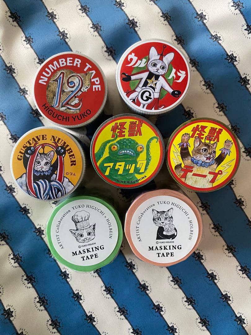 ヒグチユウコ ＊マスキングテープ ・養生テープ・チョコトランク(缶)