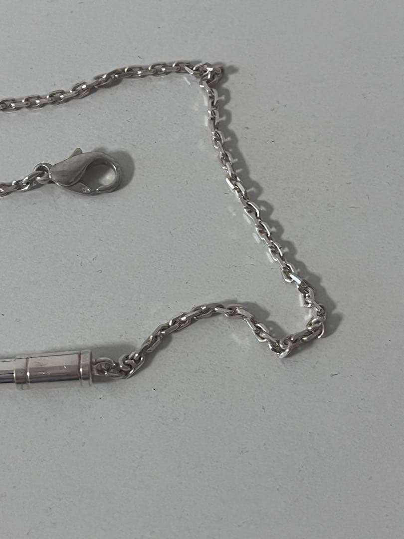 【美品】エルメス銀製製ボールペン チェーン付き（正規品）芯インクなし