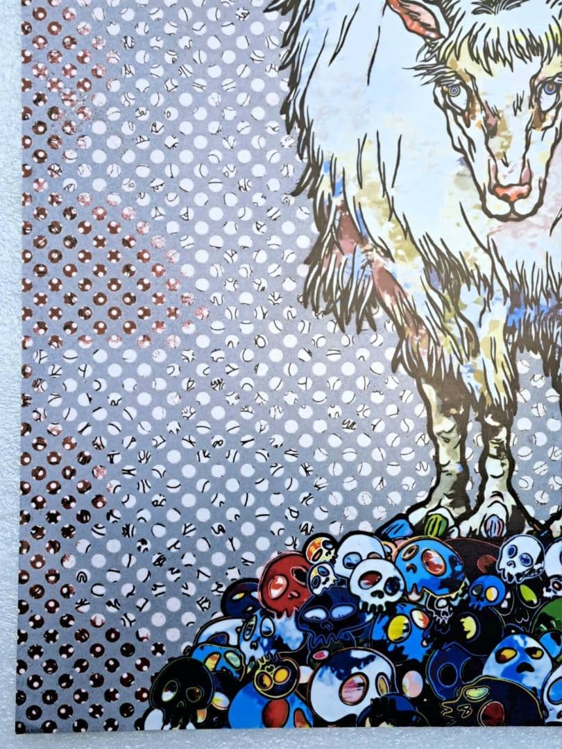 村上隆　シシ神と羅漢　ポスター　アート　人気画家　(草間彌生　奈良美智)