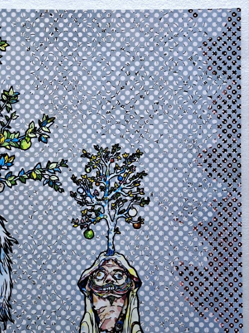 村上隆　シシ神と羅漢　ポスター　アート　人気画家　(草間彌生　奈良美智)