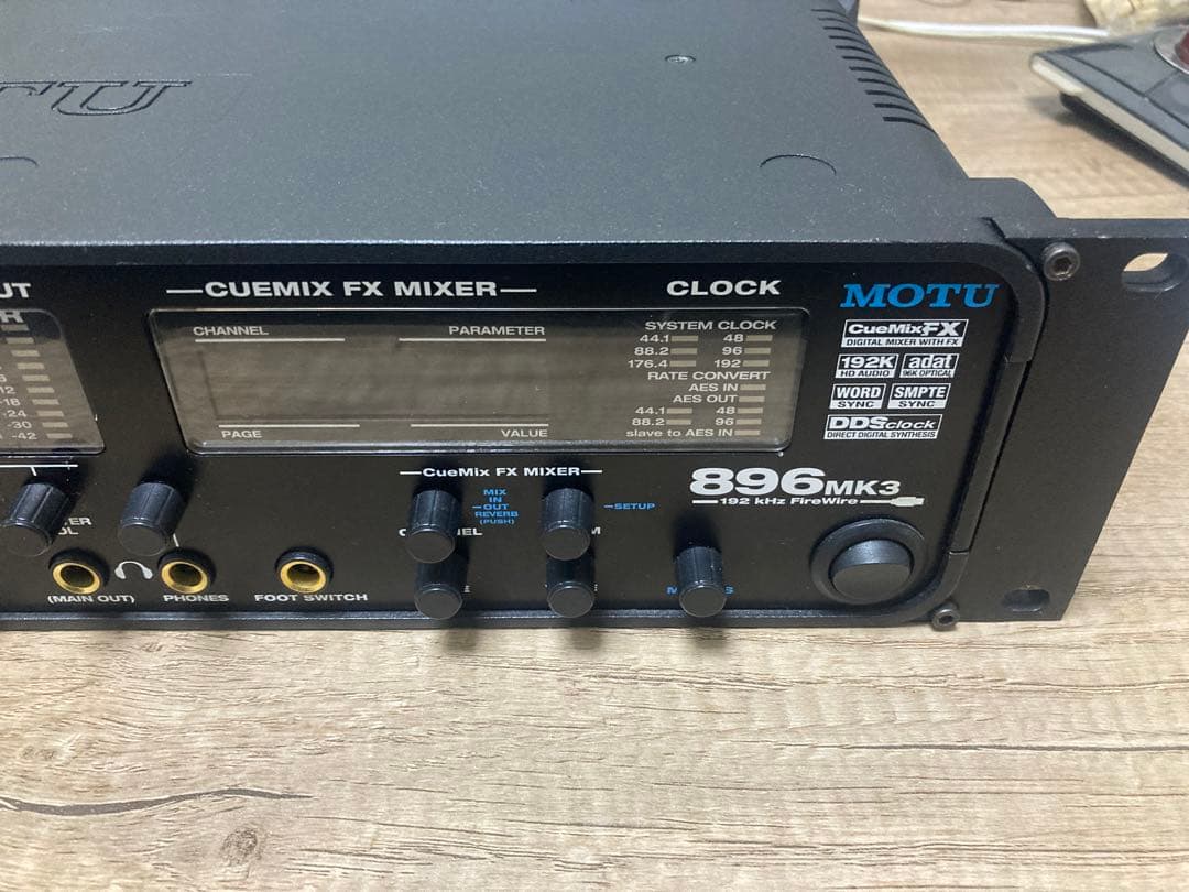 メンテ済　Motu 896 Mk3 インターフェース