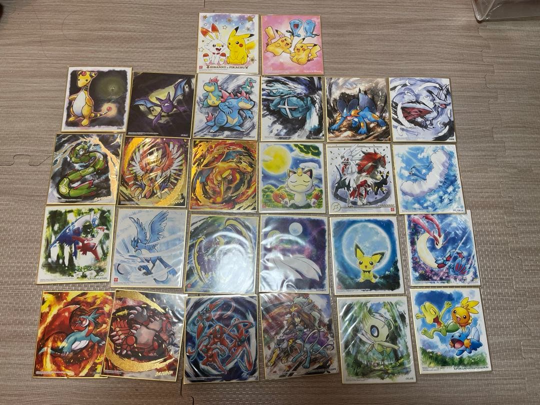 ポケモン色紙アート　　pokemon art26枚　セット売り 希少　レア