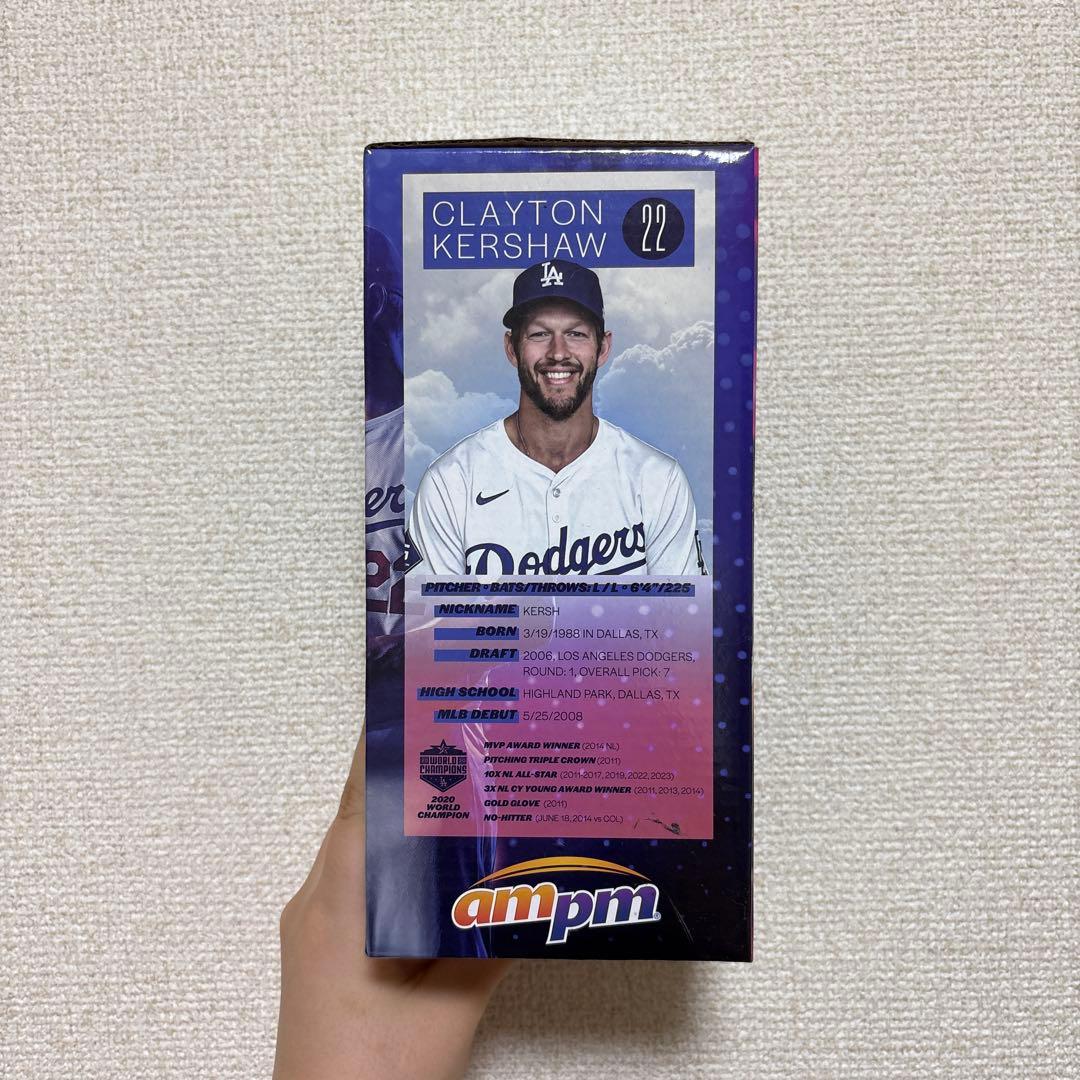 ＜新品未使用＞Clayton Kershaw ボブルヘッドフィギュア 22