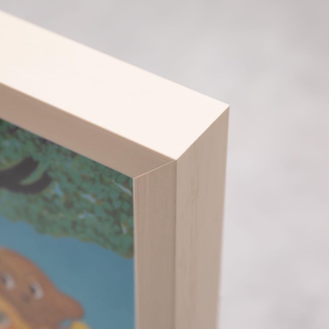 【超希少・新品未使用】アンパンマン　やなせたかし　ジクリー版画　木の下の4人