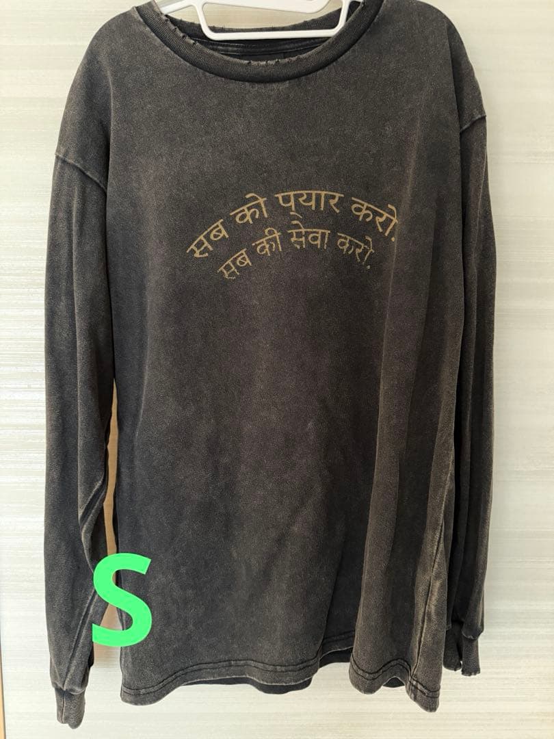 Sサイズ　藤井風 LASA ダメージ加工ロンT