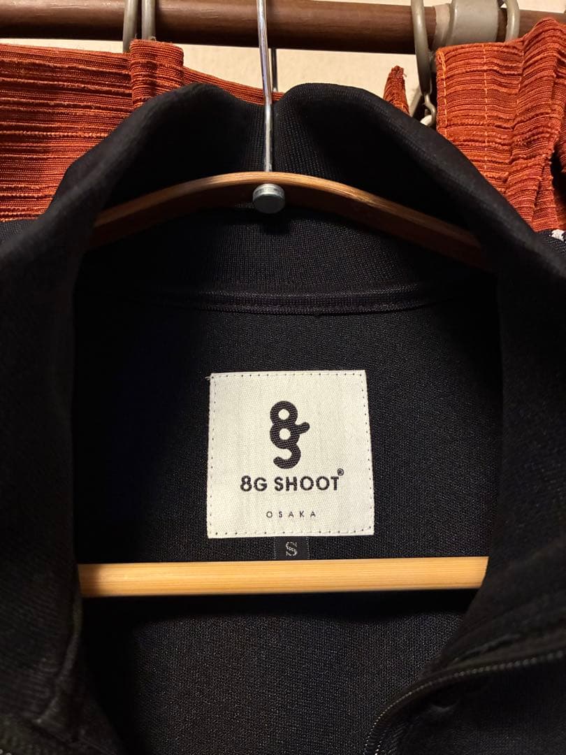 ゆう8G SHOOT ブラック サイズS ジップアップジャケット