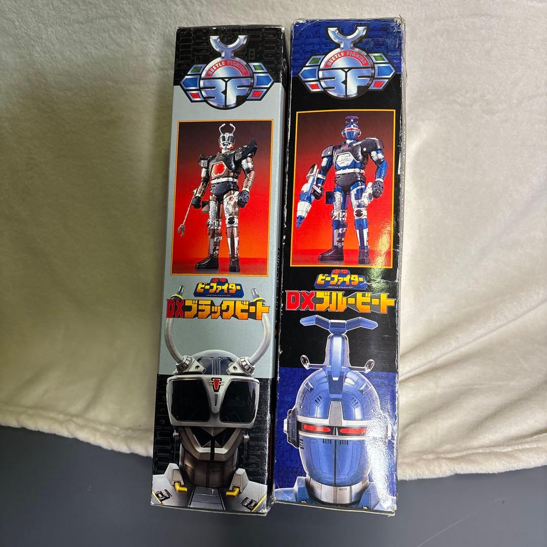 重甲ビーファイター　動作確認済　DXブルービート　DXブラックビート　2体セット