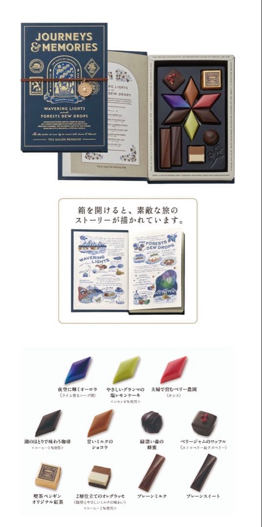 喫茶ペンギン　モロゾフ　Morozoff 旅とダイアリー　3つセット