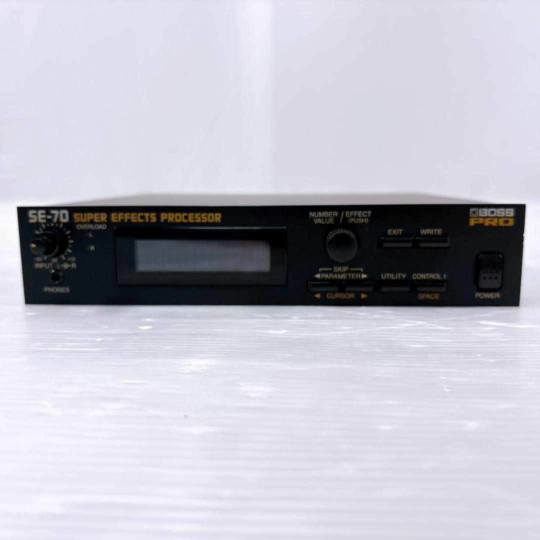 【極美品】BOSS スーパーエフェクトプロセッサー SE-70 エフェクター