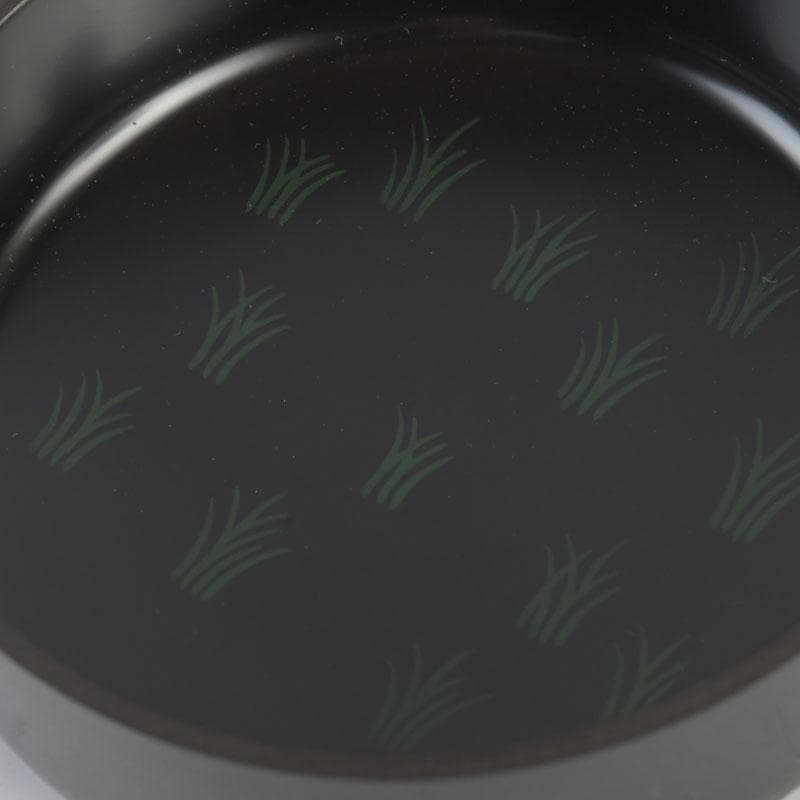 茶道具　山中塗　中村宗悦作　即中斎好写　蛍早苗蒔絵　雪吹棗　共布共箱　V9826