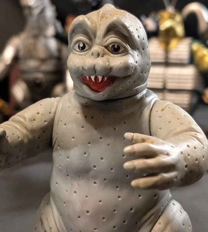 昭和ゴジラ・ミニラ・バラゴン・モゲラ・メカゴジラ他（バンダイ）ソフビ９体セット