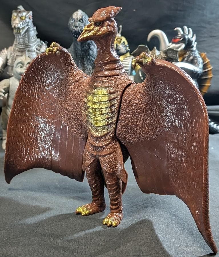 昭和ゴジラ・ミニラ・バラゴン・モゲラ・メカゴジラ他（バンダイ）ソフビ９体セット