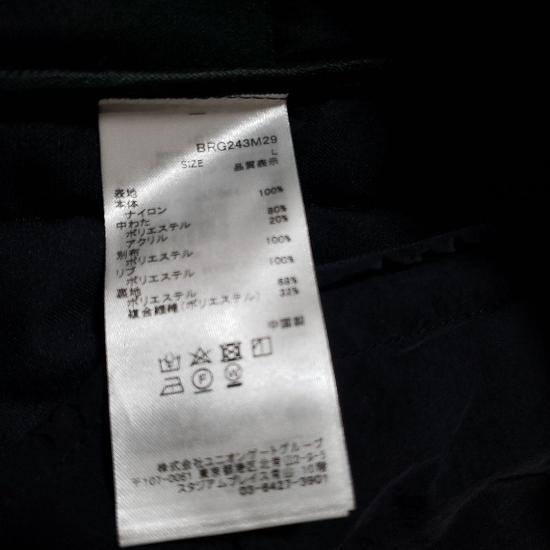 BRIEFING ブラック フード付きジャケット　L　試着のみ