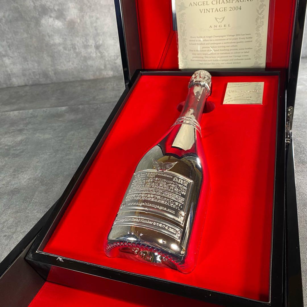 エンジェル シャンパン プラチナ　ヴィンテージ　2004 ケース付き　596