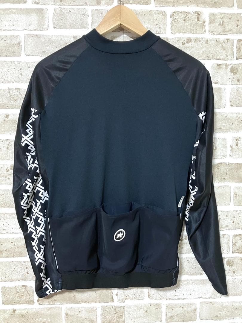 【24時間以内/早い者勝ち】アソス メンズ 長袖 サイクルジャージ Sサイズ