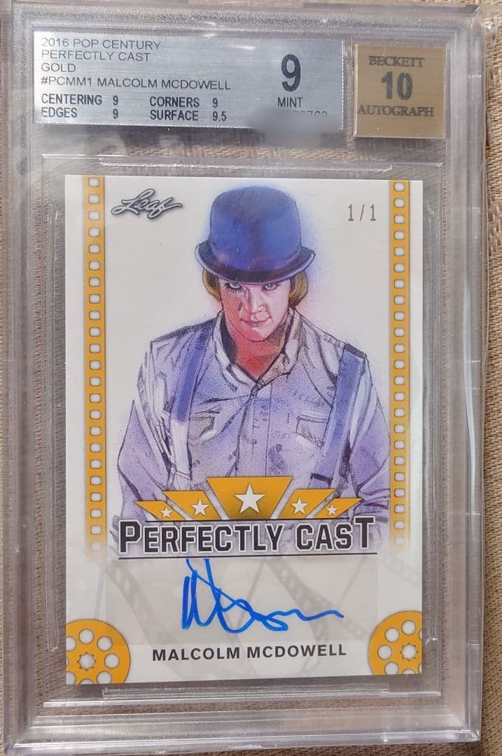 超希少 時計じかけのオレンジ 1of1 アレックスの本物直筆サイン カルト映画