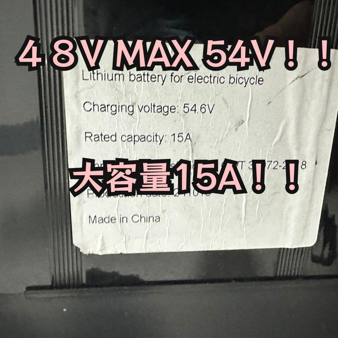 早者勝！大阪電動アシスト自転車DXカスタム改48V防犯機能