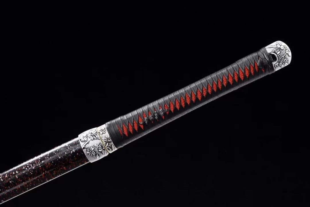 赤天唐剣20230650古兵器 武具　刀装具　日本刀　模造刀 居合刀