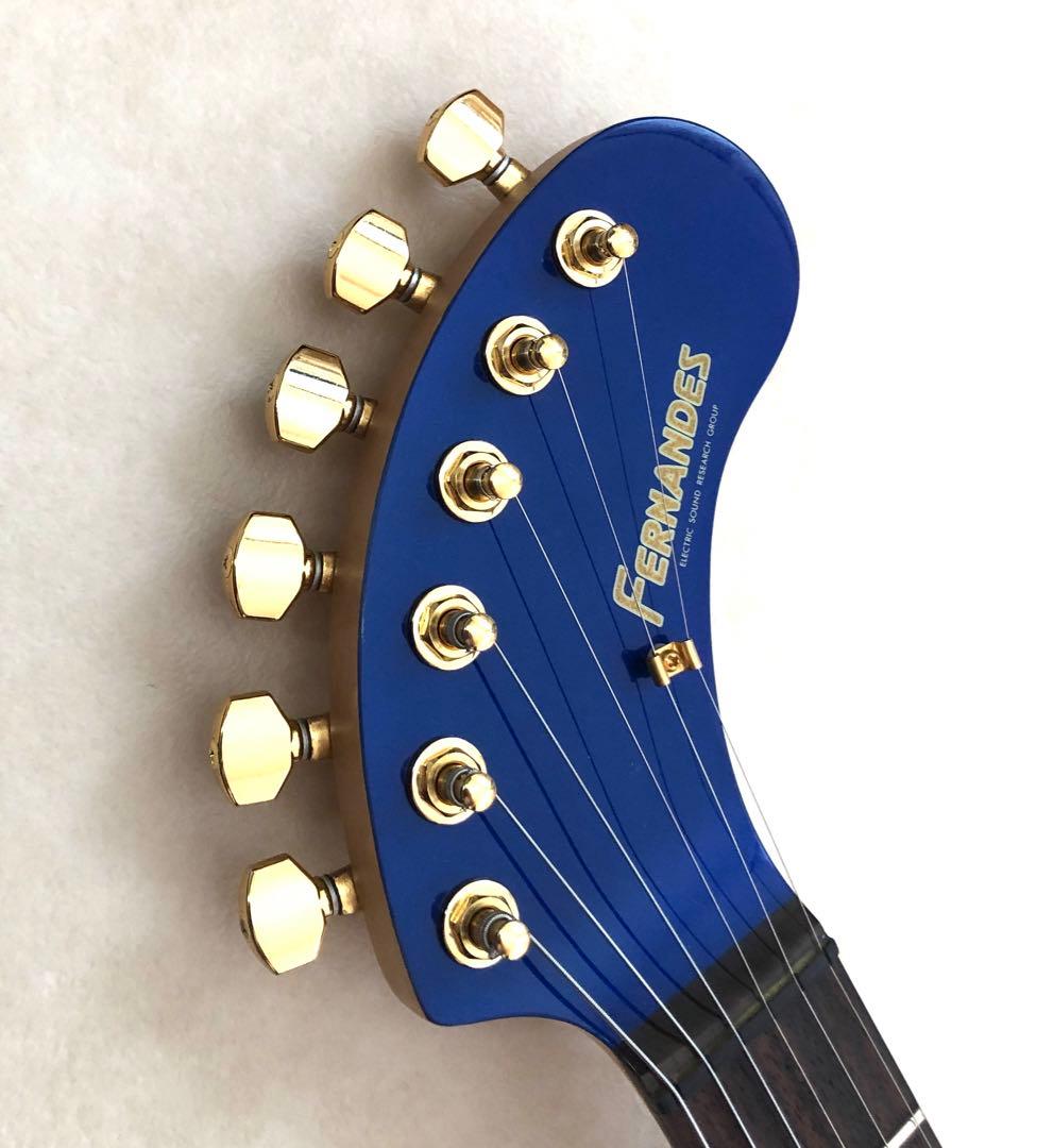 【超美品】ZO-3C メタリックブルー アンプ内蔵ミニギター ソフトケース付