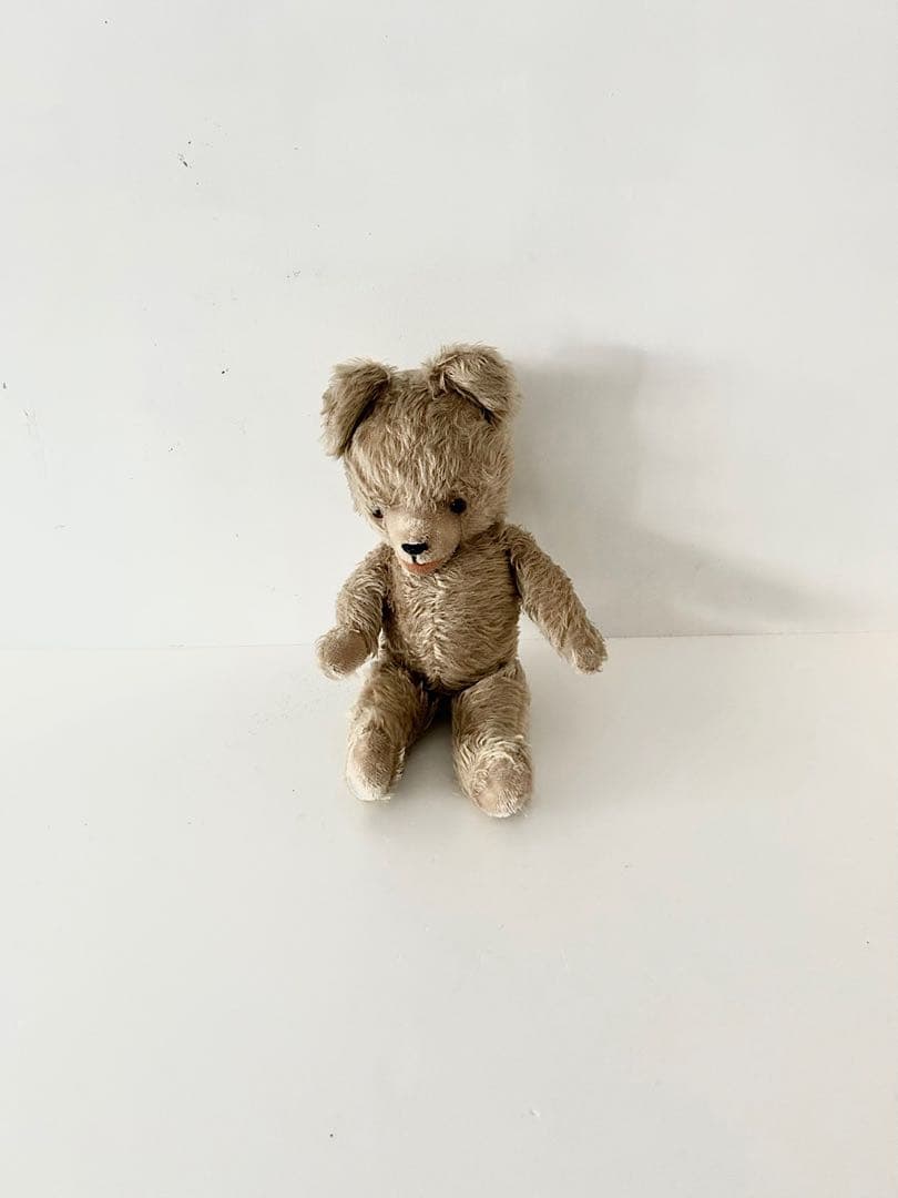 【Germany Vintage】ハーマン社　オープンマウスベア　ぬいぐるみ　小