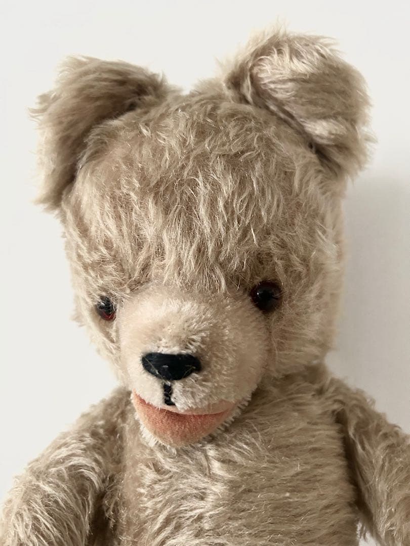 【Germany Vintage】ハーマン社　オープンマウスベア　ぬいぐるみ　小