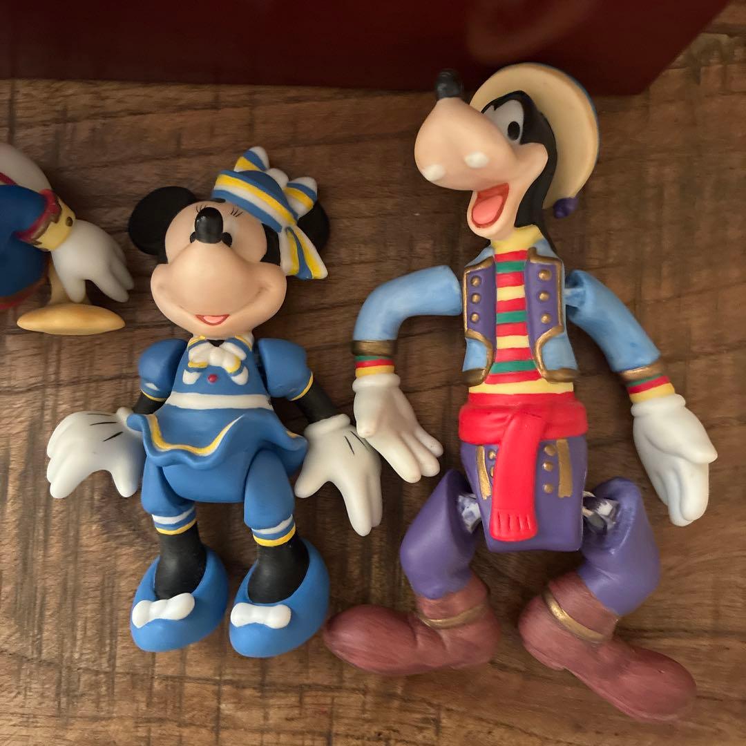 ディズニーシー✴︎Open記念陶器ミッキー他4体セット木箱入り❣️人形に傷なし