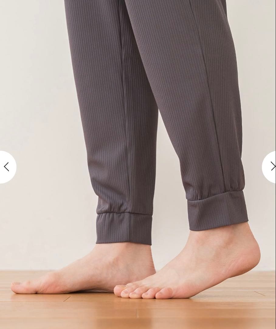 SUKALA リブヨギーニパンツ　チャコールグレー　M 新品